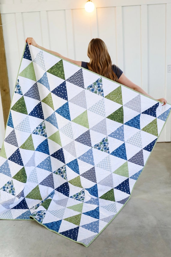 Breezy Summit Quilt Kit Fabric Pattern and Binding and