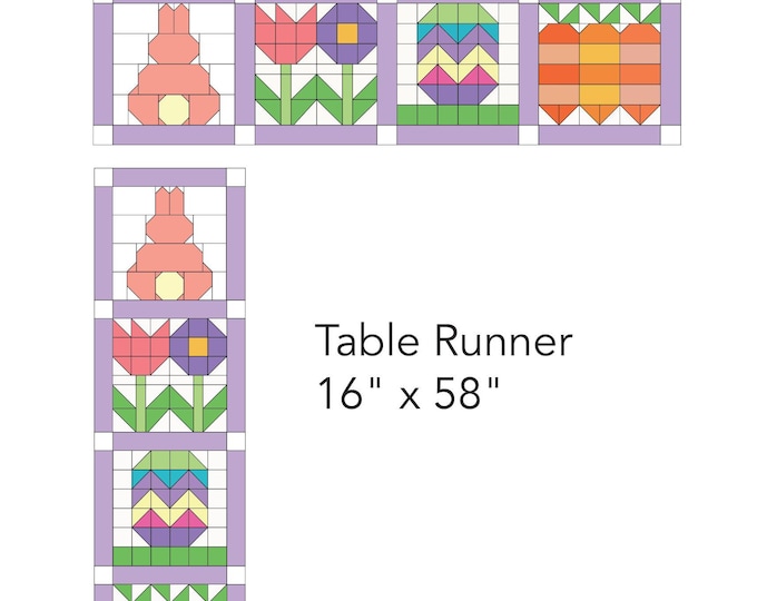 Flowers Table Runner Applique Pattern SF 49952 Baltimore Garden - Etsy
