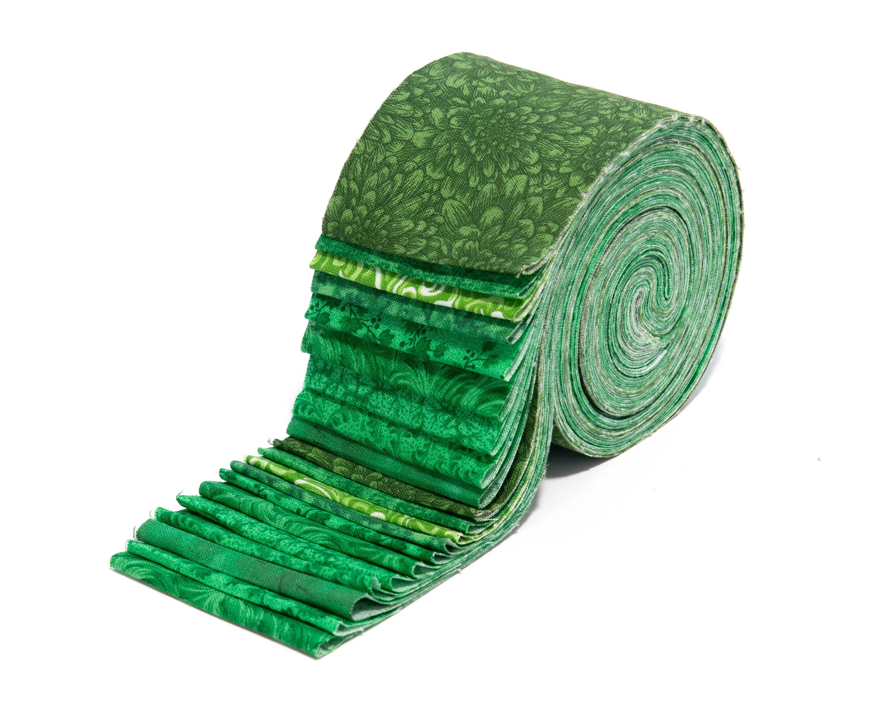 It's All Green Jelly Roll 2.5 Inch Precut 100 Cotton Etsy