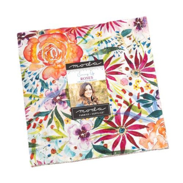 Coming Up Roses Layer Cake® 39780LC Moda Precuts   pre-cut Layer Cake 10 inch  squares quilt fabric by Moda  Create Joy Project