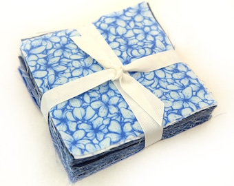 It's All Blue 90-piece pre-cut charm pack 5" squares 100% cotton fabric quilt blue tone-on-tone