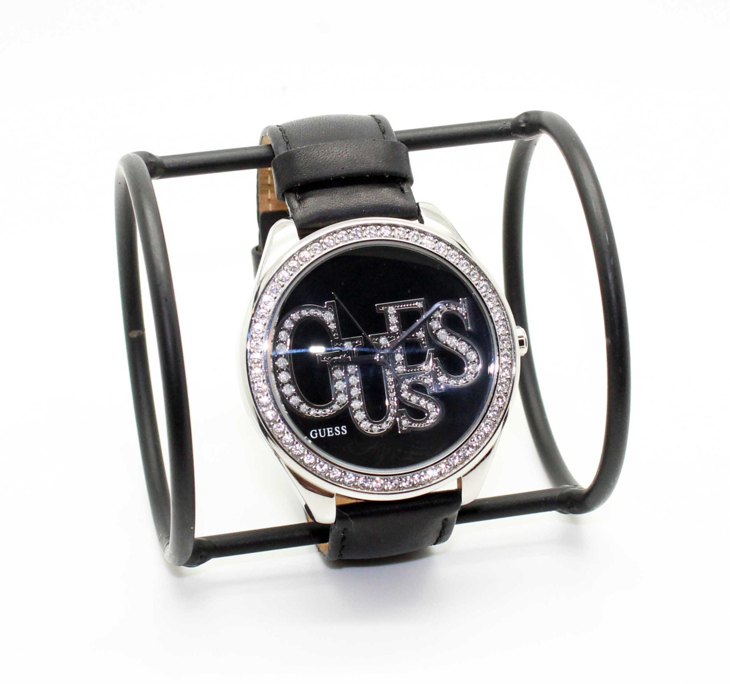 guess rhinestone watch