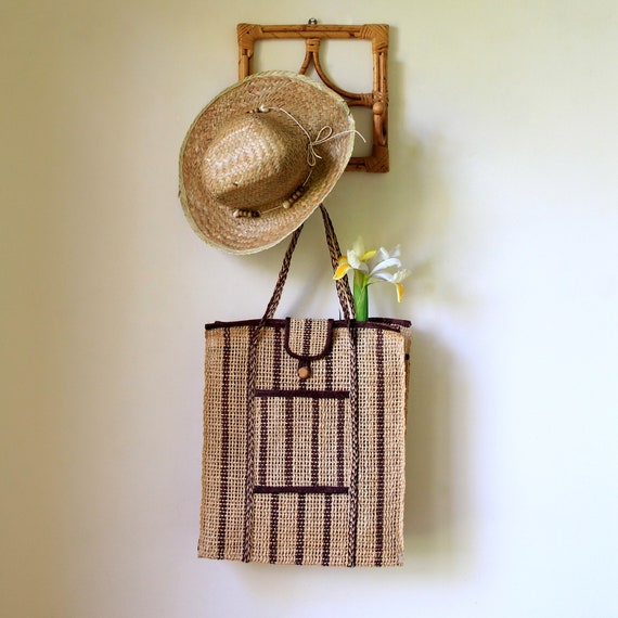 Bohemian Vintage Wicker Bag| wicker backpack Vintage Accesories | Boho Outfits