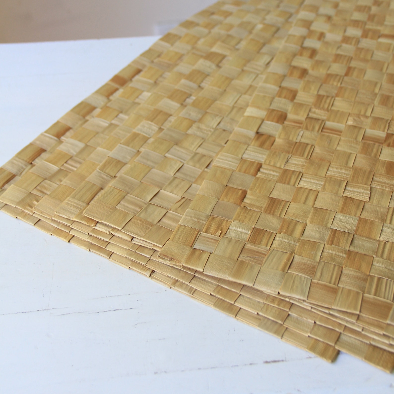 Vintage cane placemats set of wicker placemats Etsy