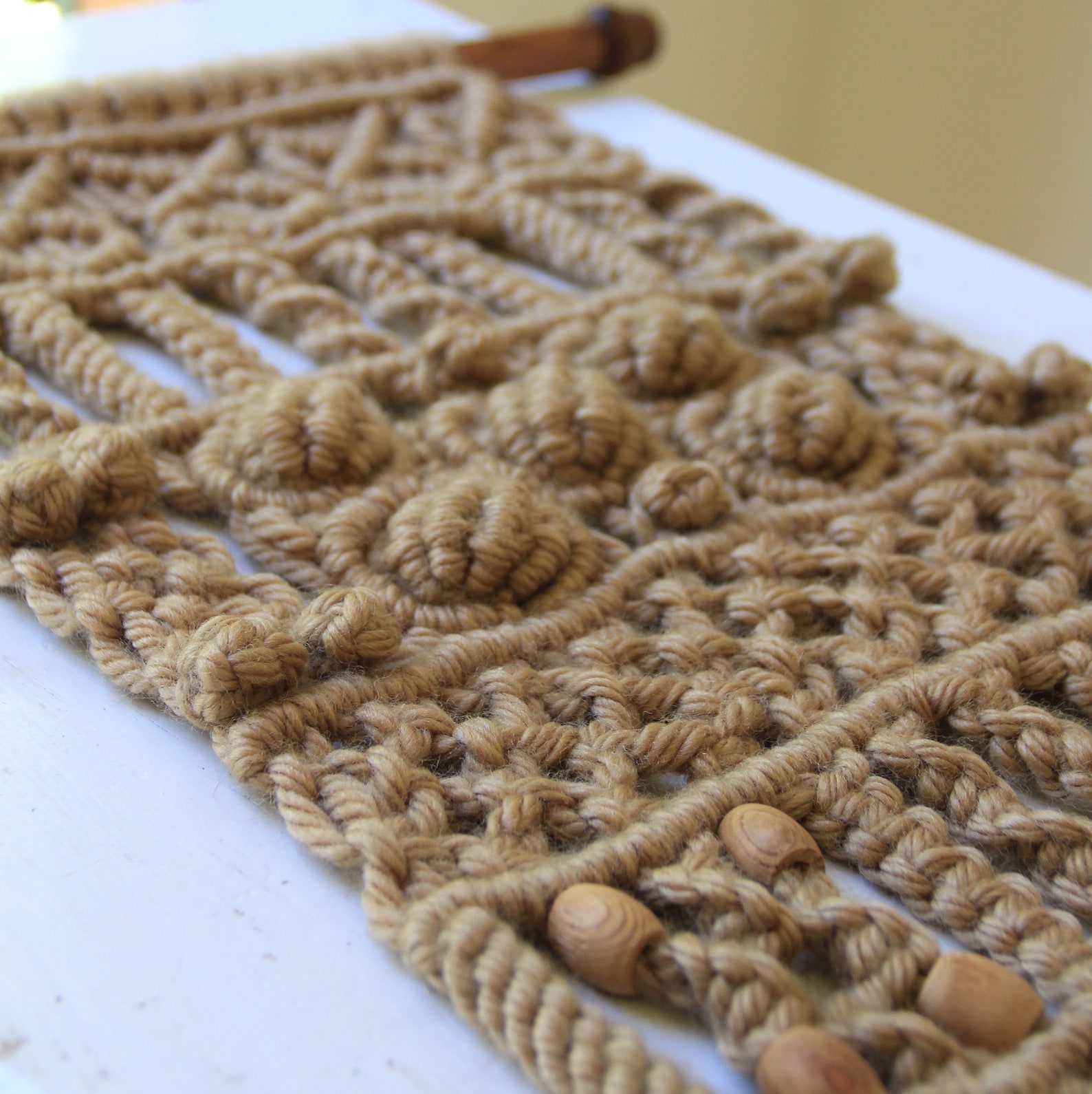 Retro Macramé Hanging Macramé Wall Art 1970s Textile Etsy Australia