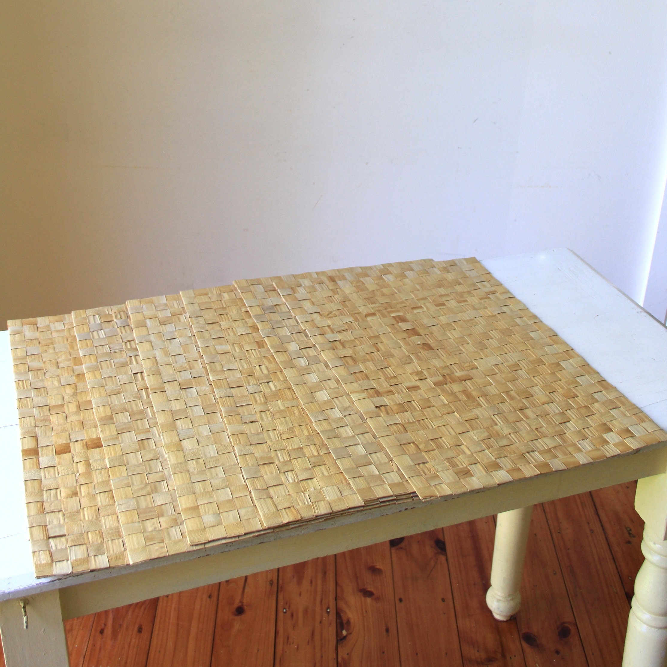 Vintage cane placemats set of wicker placemats Etsy