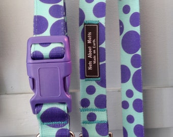 Purple Dog Collar - Etsy