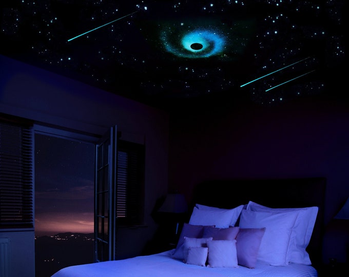 Glow in the Dark Star Ceilings Murals and Canopies by StellaMurals