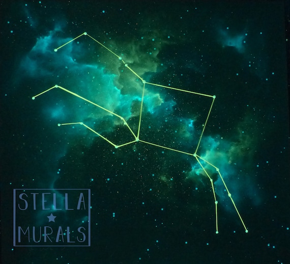 Pegasus Star Constellation Decal Glow In The Dark Star Etsy