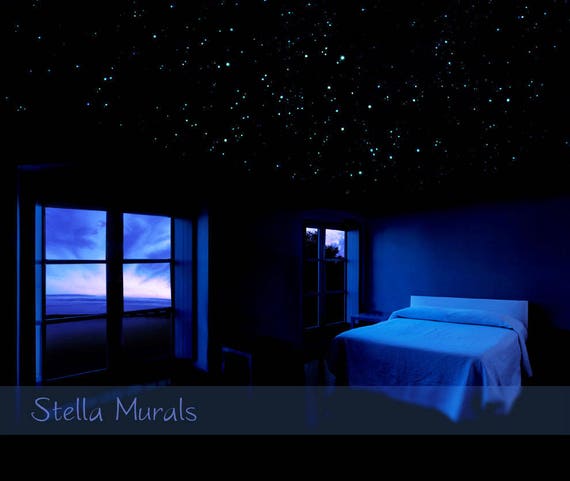 Night Glow Stars For Bedroom Ceiling 600 Removable Glow Star Stickers Heavily Reduced Seconds