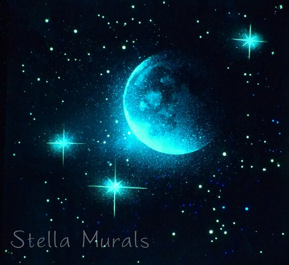 Star Ceiling Glow In The Dark Painting Kit Wall Painting Fantasy