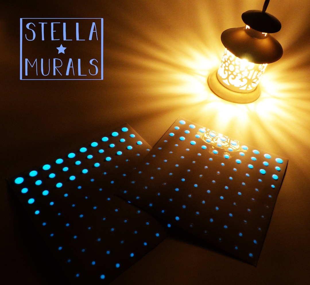 Glow in the Dark Star Stickers 200 Star Sample Pack Etsy