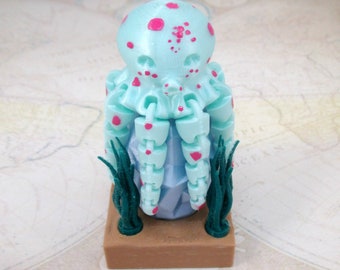 3D Printed Octopus Stand for your Articulated Octopus Desk Toy