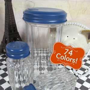 Sugar Dispenser and Salt & Pepper Shakers Set in Oxford Blue