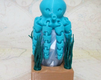 3D Printed Octopus Stand for your Articulated Octopus Desk Toy