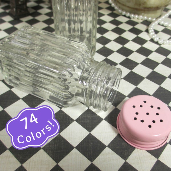 Salt & Pepper Shakers with Candy Pink tops