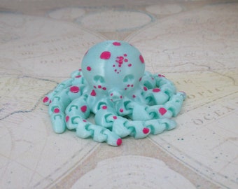 3D Printed Octopus Articulated Spotted Octopus Toy