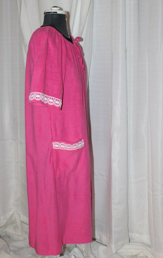 Vintage terry cloth house dress lounge swim cover dea… Gem
