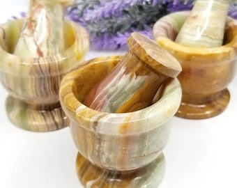 Onyx Mortar and Pestle 2"