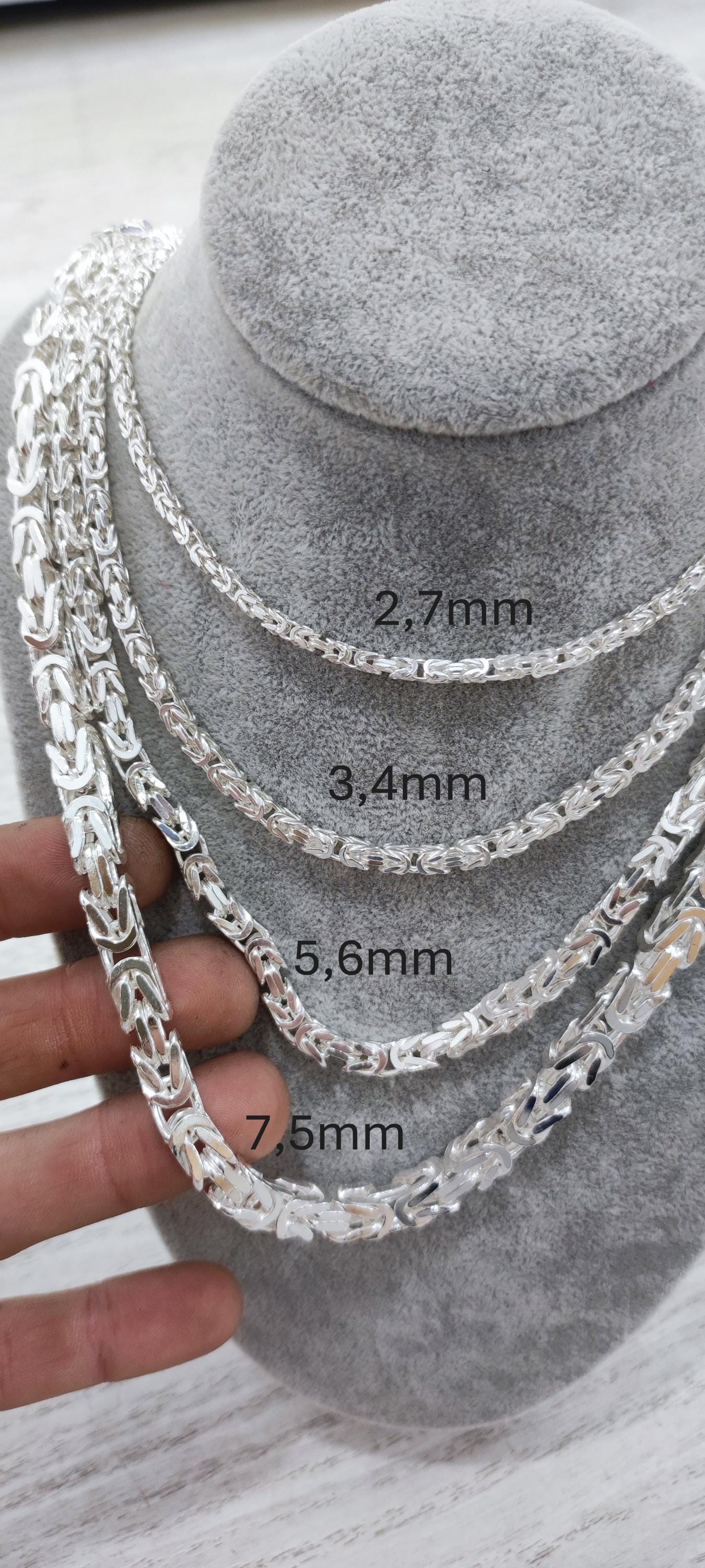Catena Panzer In Argento 925 NKlaus - Larghezza 1,4 Mm, Lunghezza 60 Cm, Peso 3,42 Gr, Modello 5188 - 2