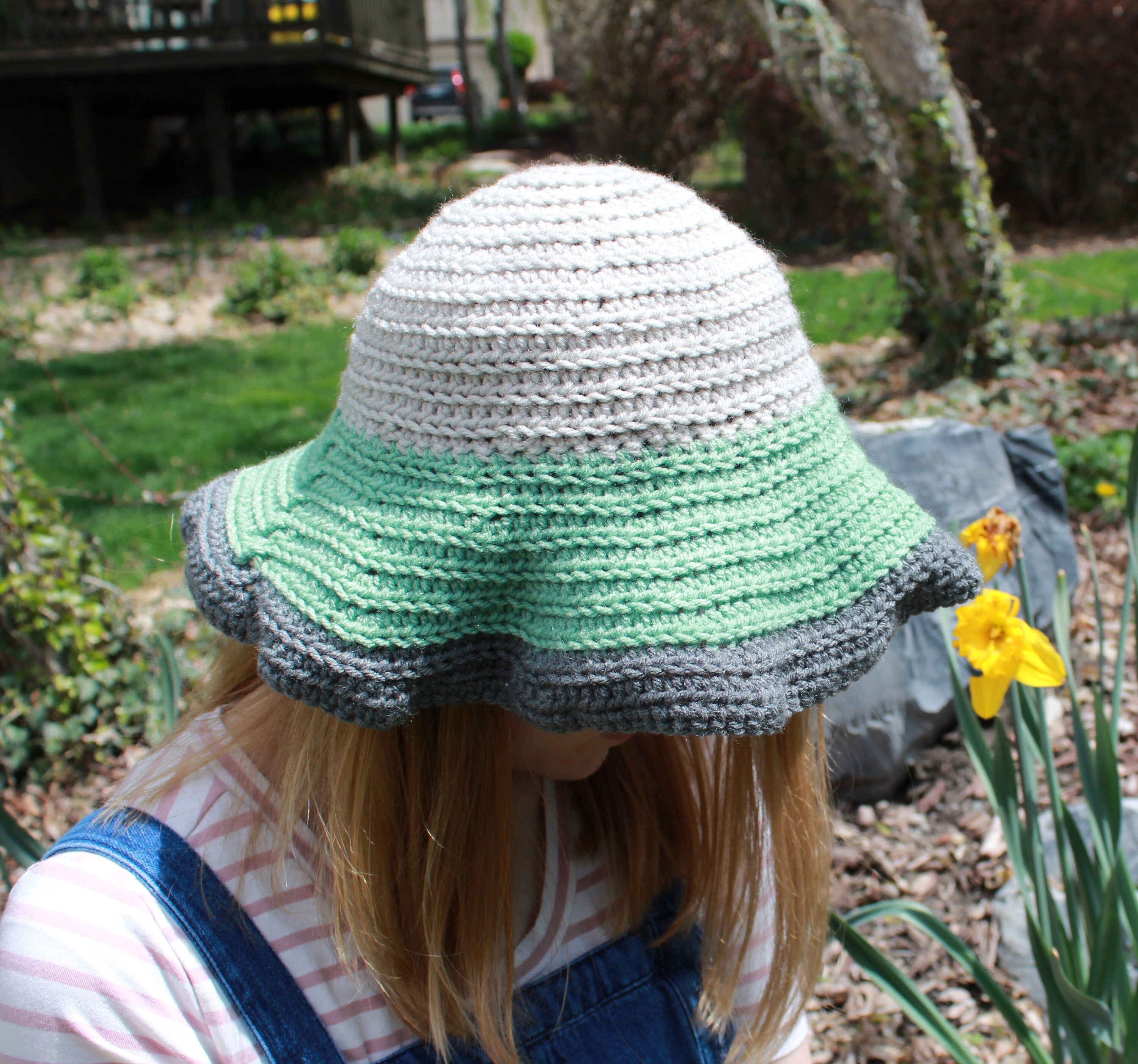 [CITYBREEZE]25SS●COLOR BLOCK CROCHET BUCKET HAT Color Block Bucket Hat Crochet Pattern, Easy Crochet Pattern