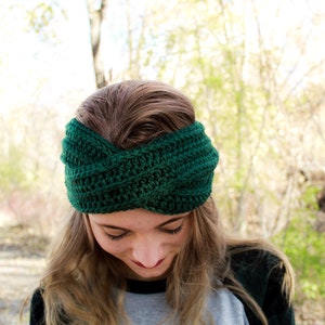 Crochet Twisted Headband Pattern, Easy Crochet Pattern, Earwarmer Crochet Pattern, Crochet Pattern, Headwrap Pattern, Winter Fashion