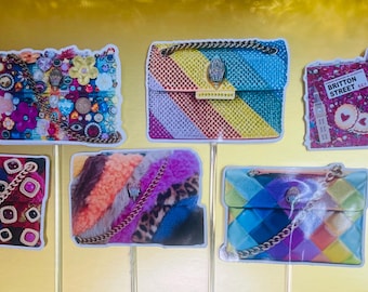 Designer Purse cupcake TOPPERS