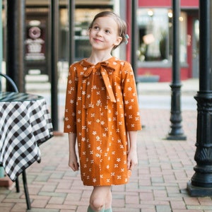 Agatha Top and Dress, girls pdf pattern, dress pattern, sewing patterns, girl sewing pattern, blouse pdf, top pdf pattern, JillyAtlanta image 1