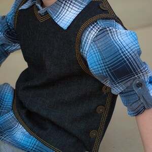 Hastings Vest PDF, vest pattern, sewing for boys, fall patterns, boy pdf, easy pattern, easter vest pdf, boy pattern, outerwear pdf, image 2