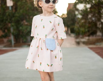 Marlow Dress PDF Sewing Pattern: Girls Vintage Style (Sizes 12mo-10)