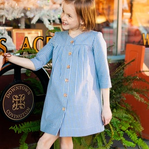 Agatha Top and Dress, girls pdf pattern, dress pattern, sewing patterns, girl sewing pattern, blouse pdf, top pdf pattern, JillyAtlanta