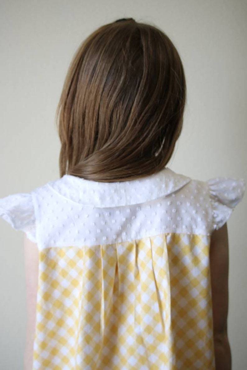 Agatha Top and Dress, girls pdf pattern, dress pattern, sewing patterns, girl sewing pattern, blouse pdf, top pdf pattern, JillyAtlanta image 10