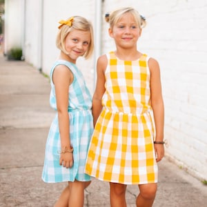 Livie Tank and Dress, girl tank, girl dress pdf, girl pdf, sewing pdf, sewing patterns, toddler pattern, dress patterns, tween dresses, pdf