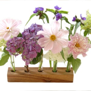 petite vase fleur pour fleurs sèches, barre en bois pour graminées image 4