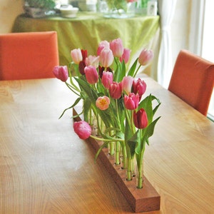 wood vase for wedding romantic image 1