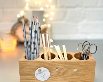 Pen Holder, Wood Desk Organizer. Wooden Pencil Holder, Wood Desk Storage, Desk Organizer, Office Organization.