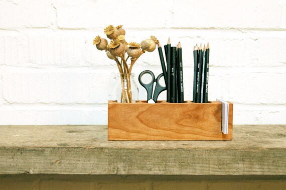 Pen Holder Wood Desk Organizer Wooden Pencil Pen Holder Wood Desk Organizer Wooden