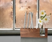 Pen Holder, Wood Desk Organizer. Wooden Pencil Holder, Wood Desk Storage, Desk Organizer, Office Organization.