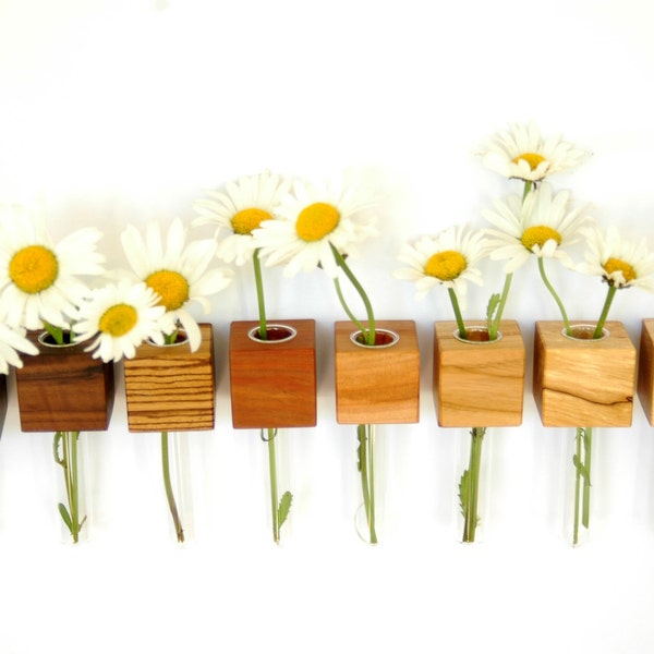 Magnete für Kühlschrank, Magnet Blumenvase,Magnet, kleine Vase, Geschenk für Freunde, Kühlschrankmagnet Blumen, Holzmagnet, Wichtelgeschenk