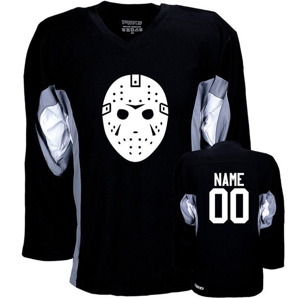 Customized Goalie Mask Ice Hockey Jersey with Name and Number on the back
