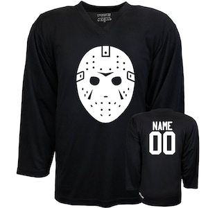 Customized Goalie Mask Ice Hockey Jersey with Name and Number on the back