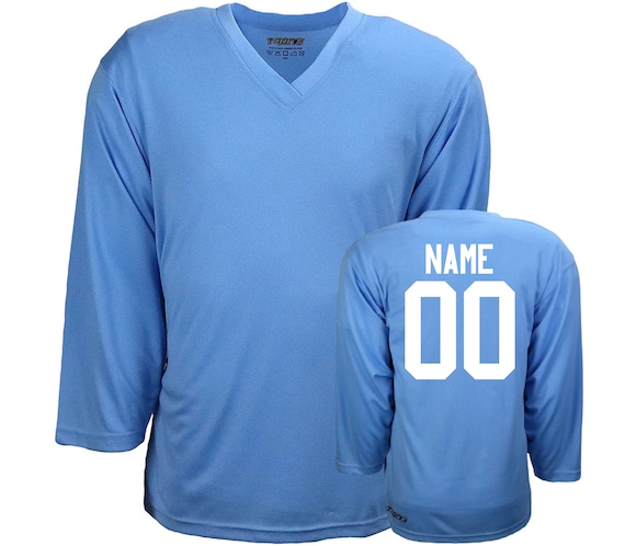 Chandail de hockey Sélection H7500 - Bleu ciel/Blanc/Marine - Sports