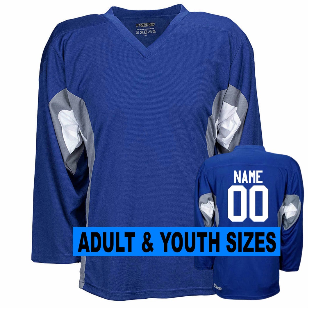 Custom Powder Blue Royal Solid Colour Hockey Jersey
