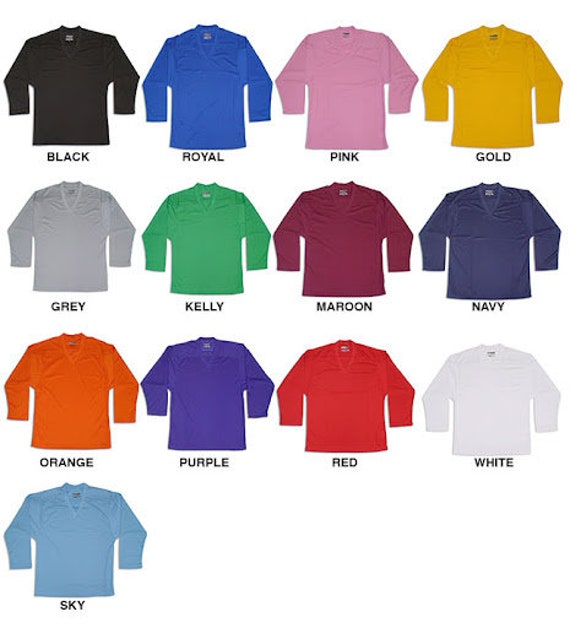 Customized Hockey Jersey With Name & Number on Back Adult and Etsy