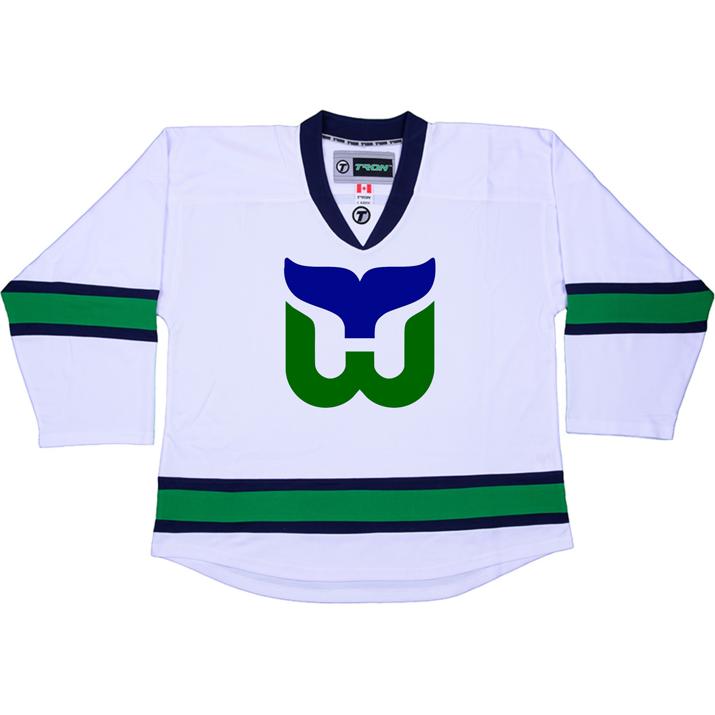 Custom Whalers Graphic on Hockey Jersey Customized Name & - Etsy Denmark
