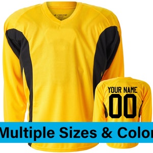 Customized Ice Hockey Jersey with your Name and Number on back ON SALE!