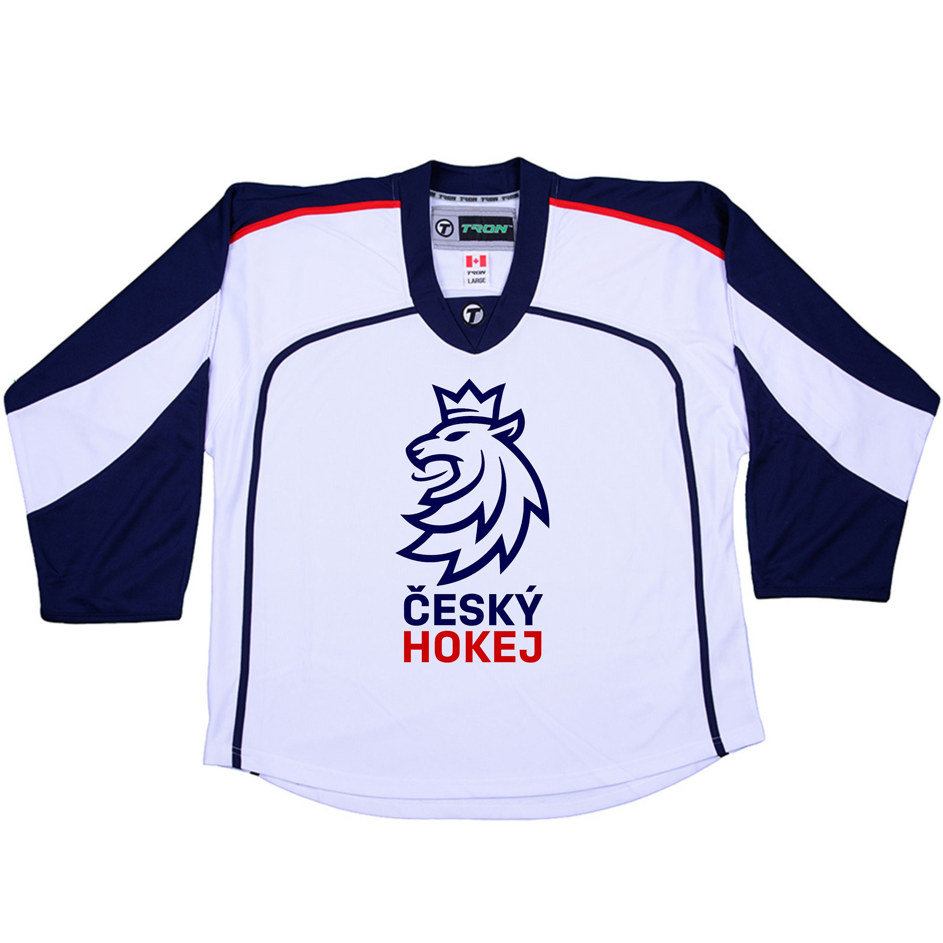 Maglia Replica Hockey Su Ghiaccio CZ 2011 - Bianco, Taglia XL - Foto 9