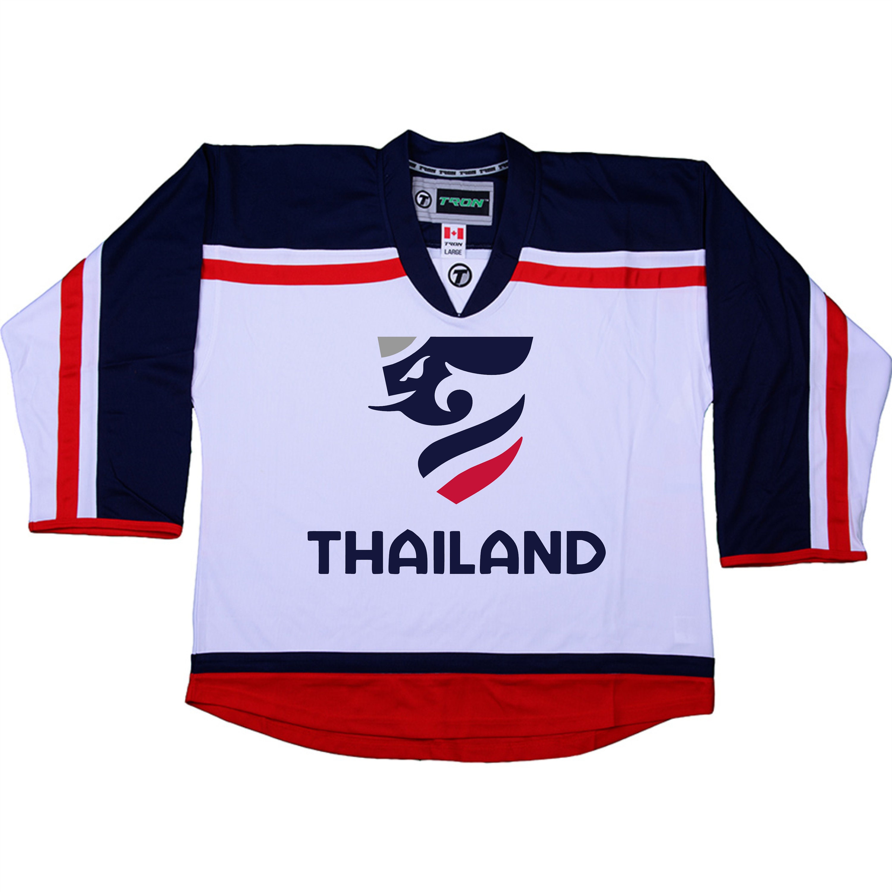 Custom Thailand Hockey Jersey Customized With Your Name & Number