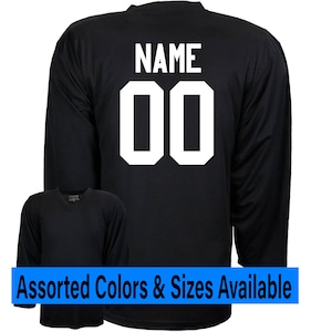 Benutzerdefinierte Hockey Trikots Shirt für Männer Frauen Jugend Kinder Fans Uniform, personalisierte Hockey Trikots mit Name/Nummer