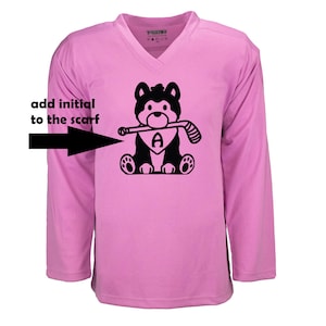 Cute Hockey DOG Hockey Jersey with name and number on the back!